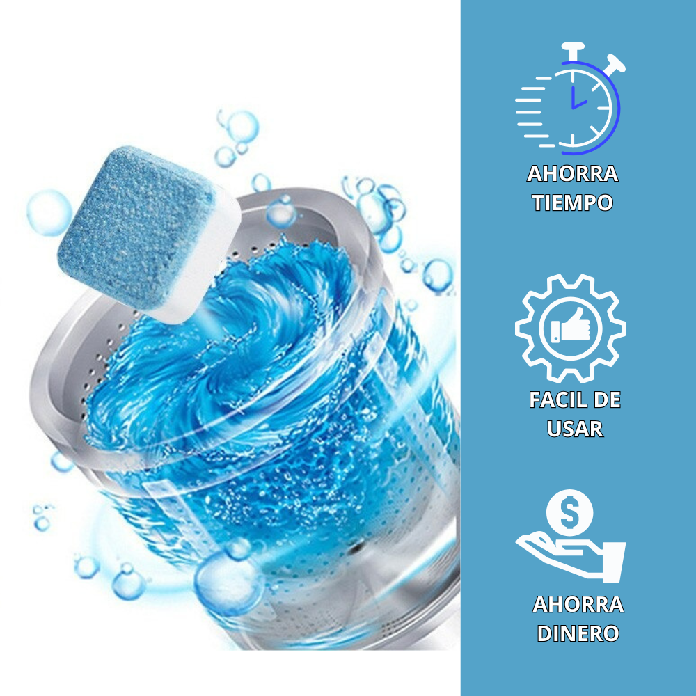 PASTILLAS DE LIMPIEZA PARA LAVADORA® X10UND