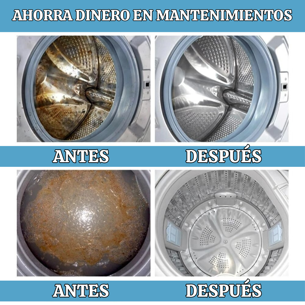 PASTILLAS DE LIMPIEZA PARA LAVADORA® X10UND