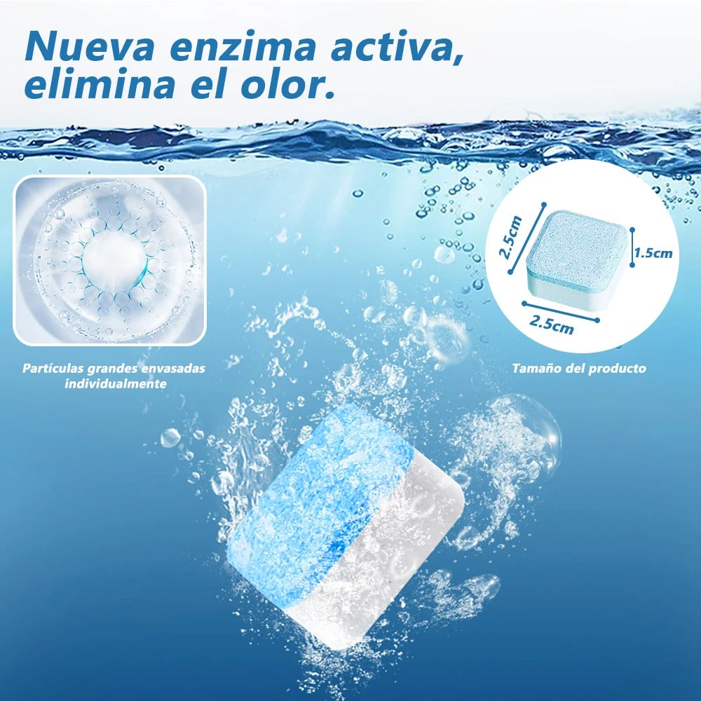 PASTILLAS DE LIMPIEZA PARA LAVADORA® X10UND